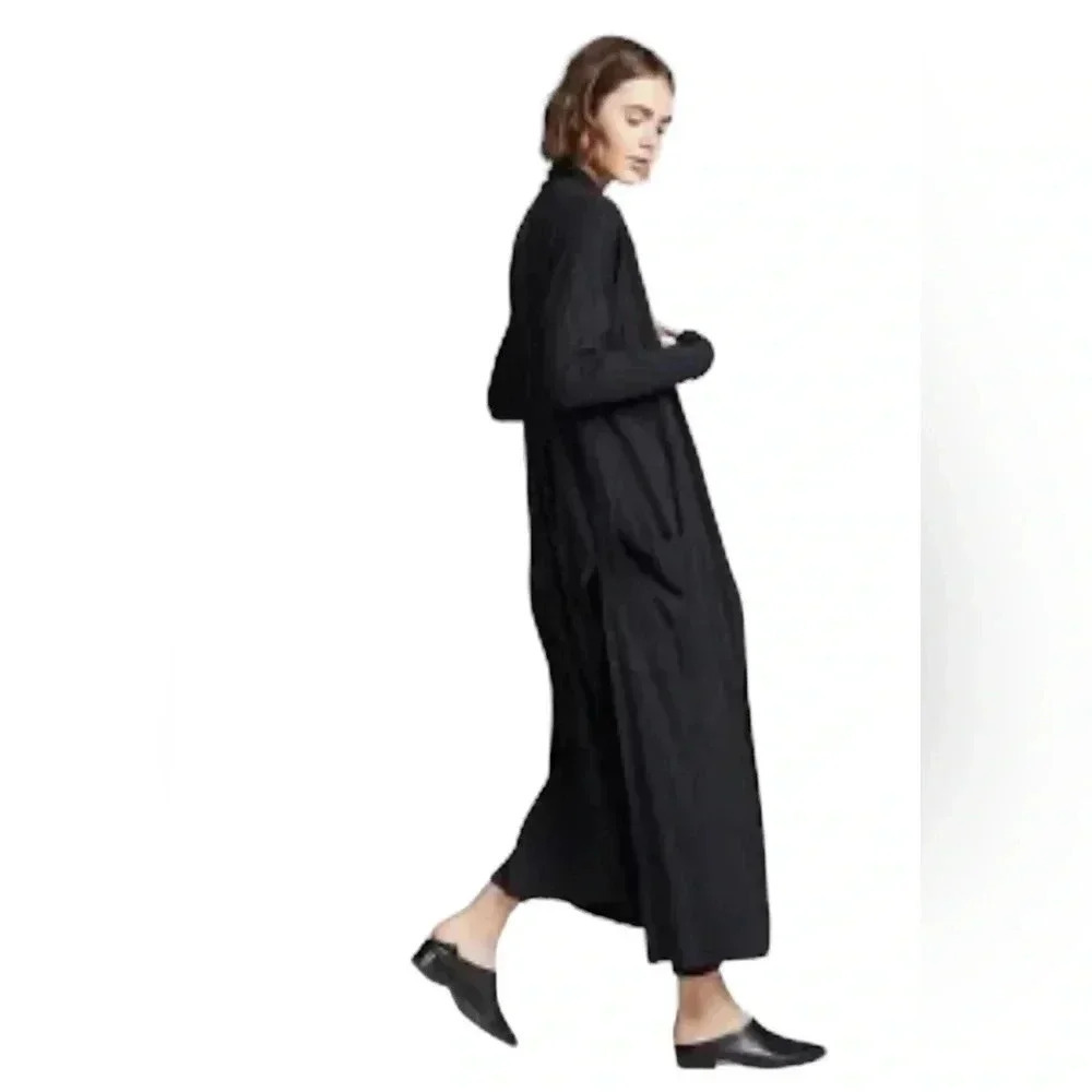 Free People Intimately Black Maxi Cardigan Size Medium